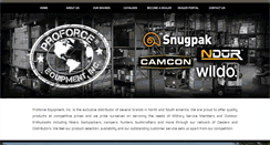 Desktop Screenshot of proforceequipment.com